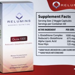 Relumins Advanced Nutrition Gluta 1000 Price In Pakistan | 60 Veggie Capsules