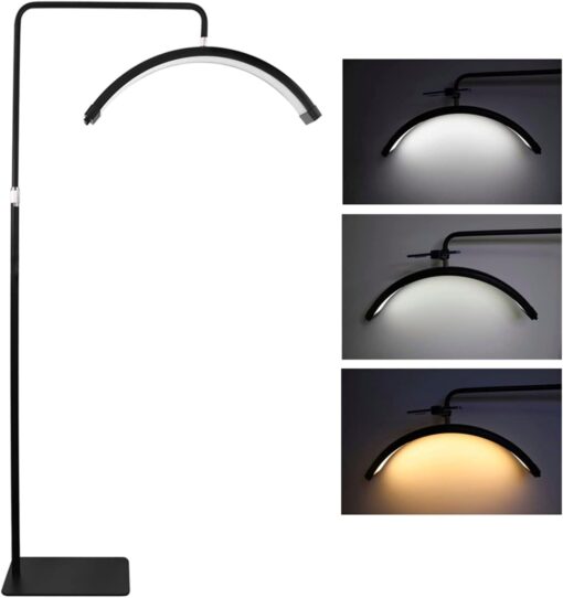 LED HD-M6X Half-Moon Shaped Fill Light Adjustable Light & Stand in Pakistan - Image 2